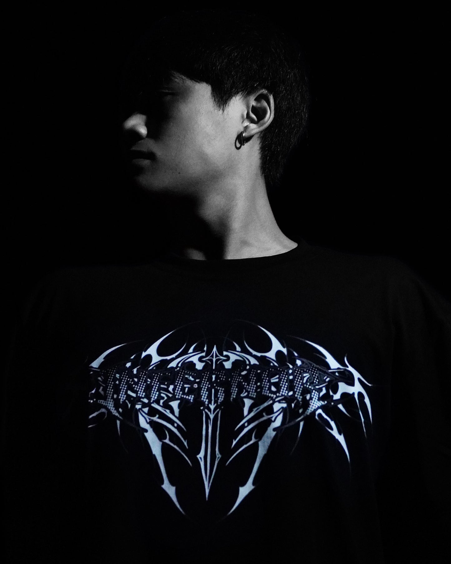 Holy Blade Oversized Tee - Ash White