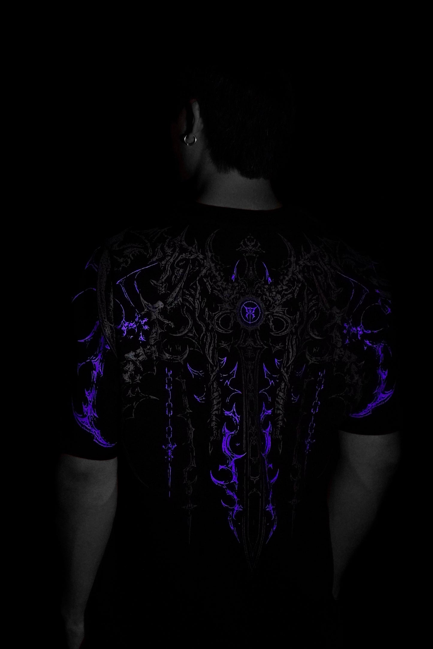 Netherblade Oversize Tee – Void Purple