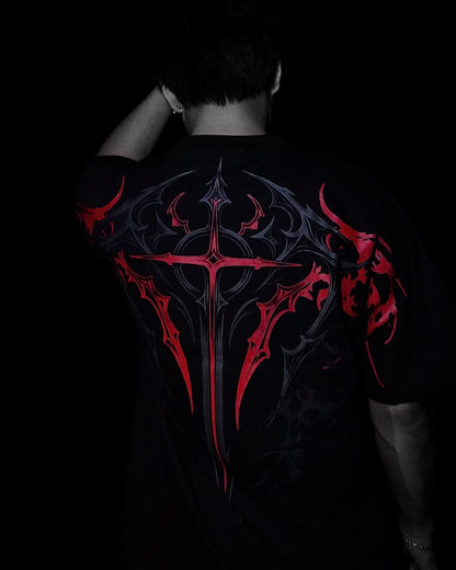 Holy Blade Oversized Tee - Infernal Light