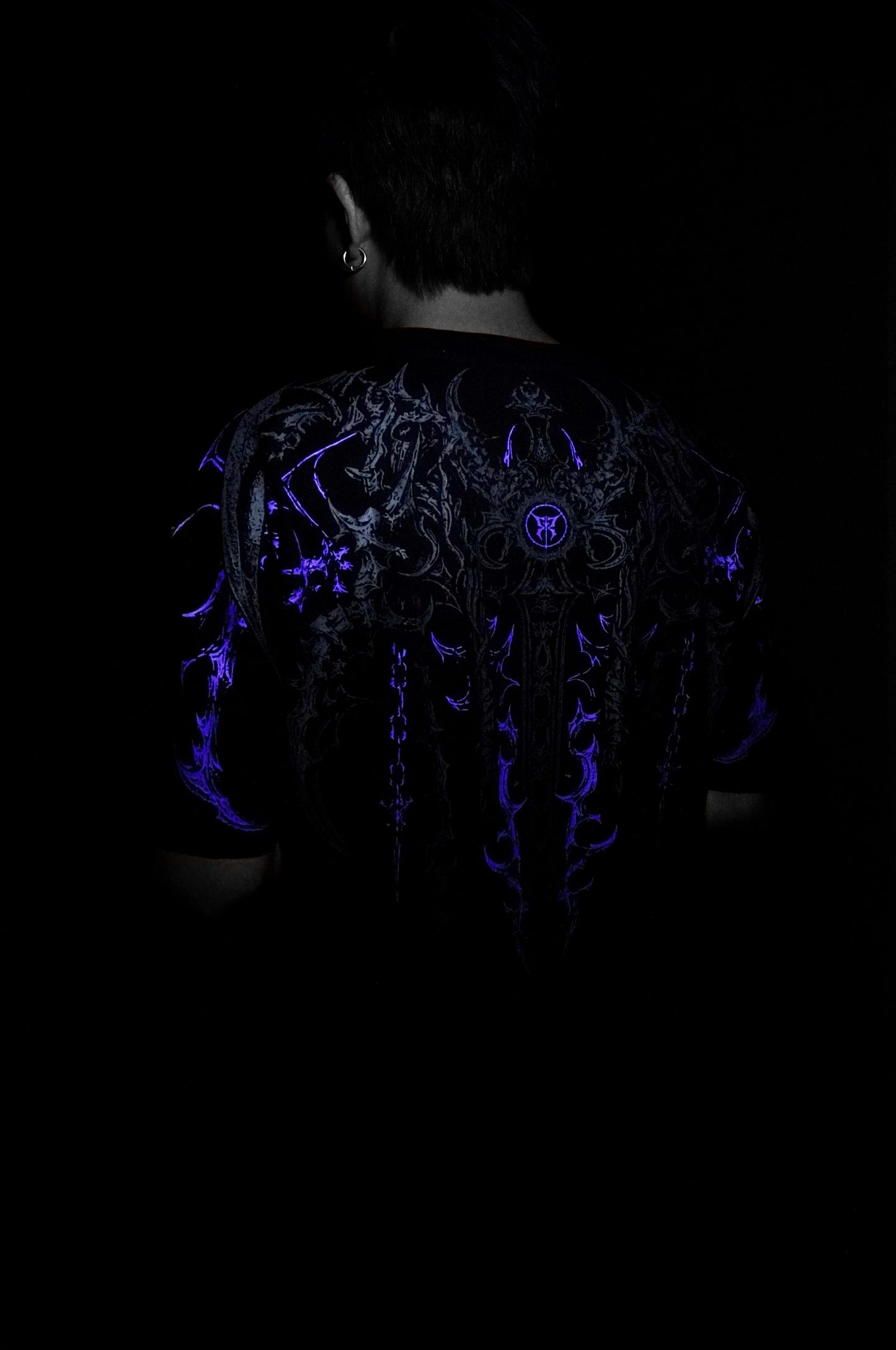 Netherblade Oversize Tee – Void Purple
