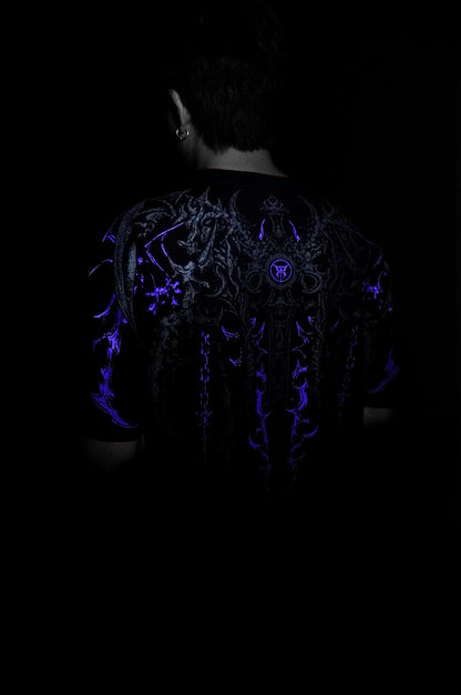Netherblade Oversize Tee – Void Purple