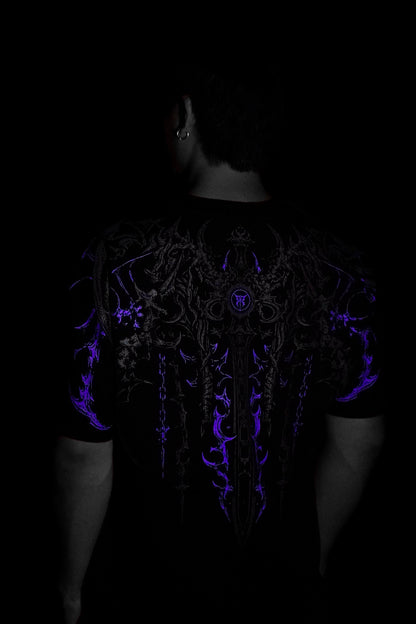 Netherblade Oversize Tee – Void Purple