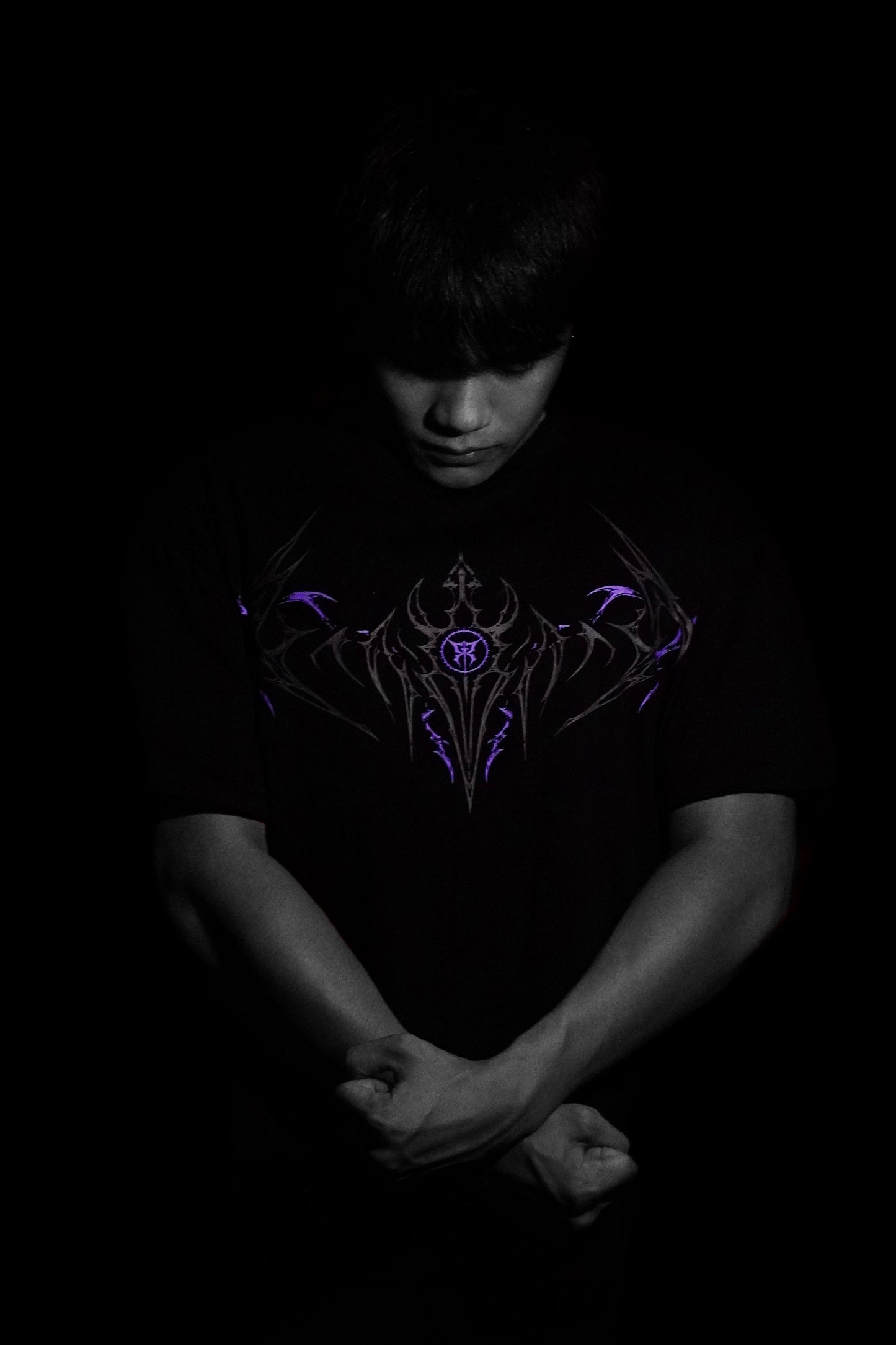 Netherblade Oversize Tee – Void Purple