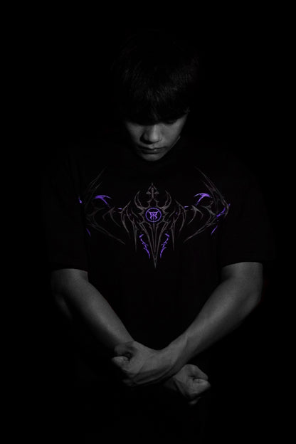 Netherblade Oversize Tee – Void Purple
