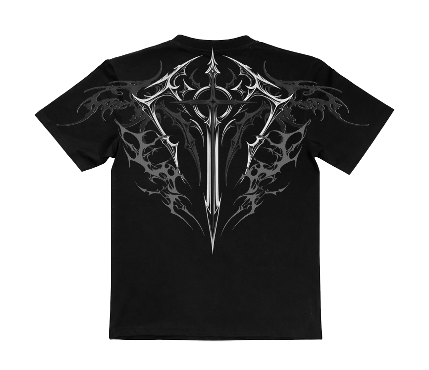 Holy Blade Oversized Tee - Ash White