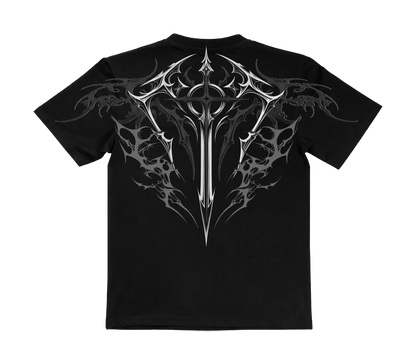 Holy Blade Oversized Tee - Ash White
