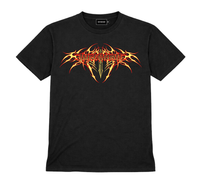 Holy Blade Oversized Tee - Volcanic Flame