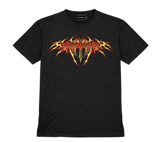Holy Blade Oversized Tee - Volcanic Flame