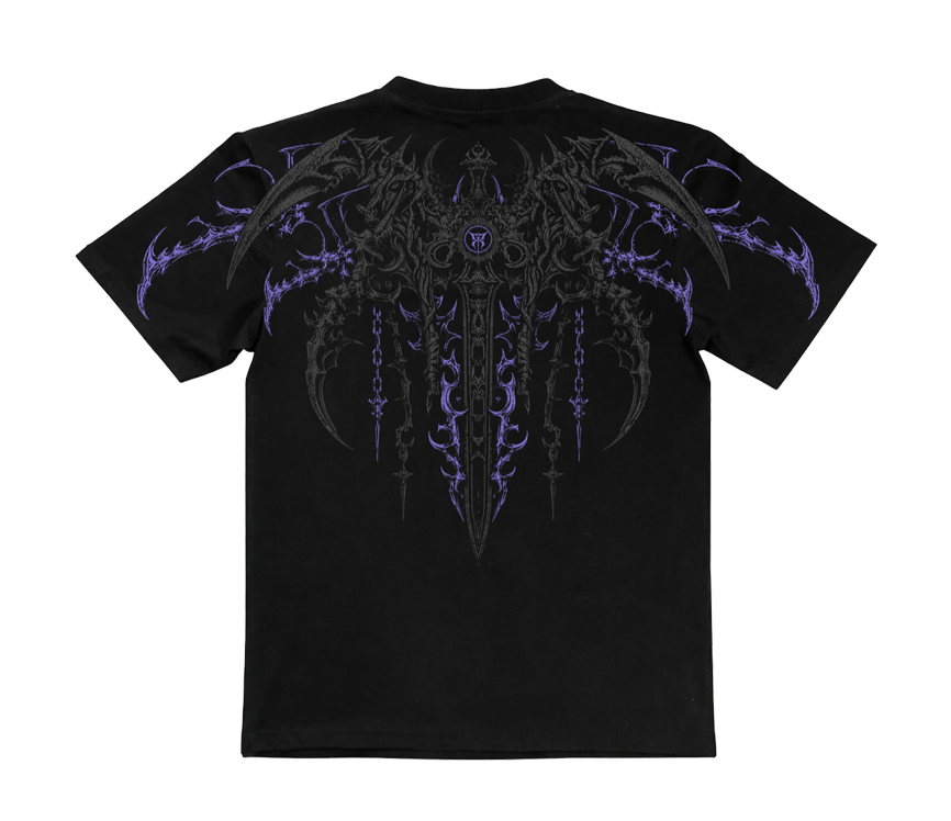 Netherblade Oversize Tee – Void Purple