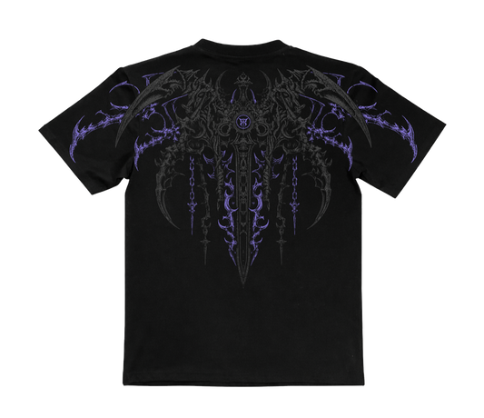 Netherblade Oversize Tee – Void Purple